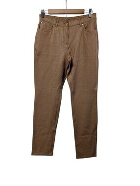 Chico’s So Slimming Women's Pants Size 0 Camel Tan Stretch Straight Leg